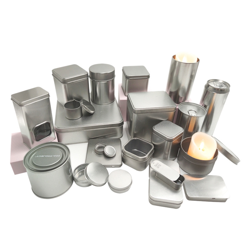 Custom metal tin can tin containers bulk