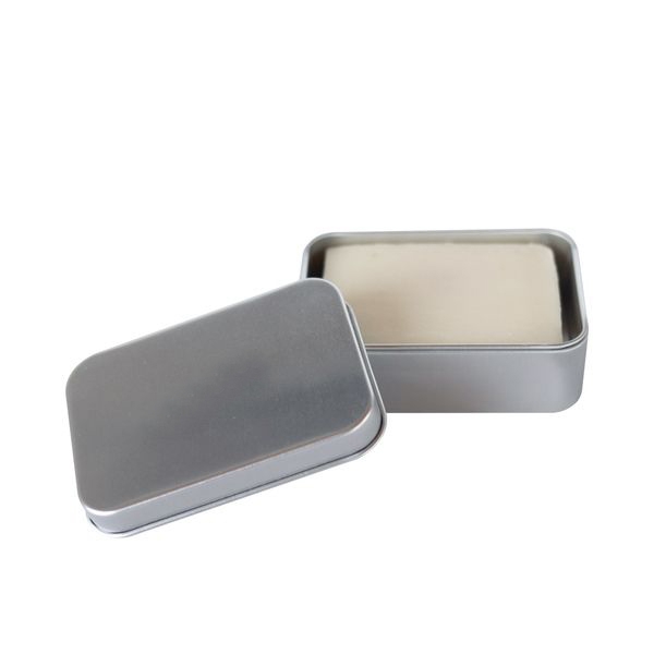 Custom rectangular aluminum soap travel tin box with drainer