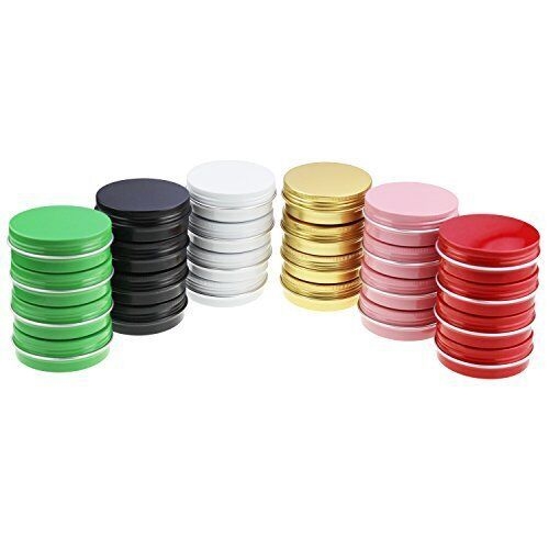 Hot sale 2023 round small custom painted aluminum lip balm tin can for cosmetics wax package