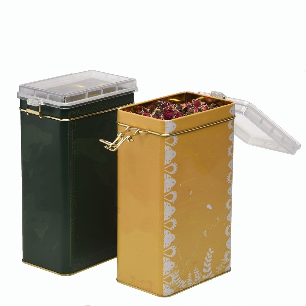 Custom round tin can box tea tin package coffee cans