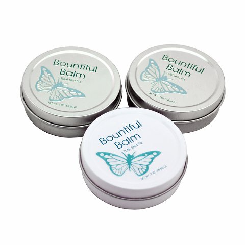 custom small round tin cans balm tin with printing