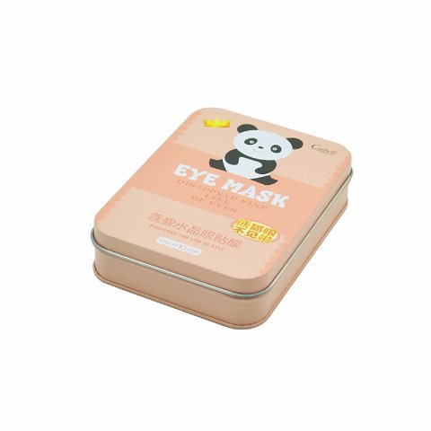 Rectangle storage tin container for eye mask